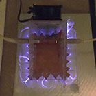 cellgen molecular enhancer demo copper plate showing inductive peaks